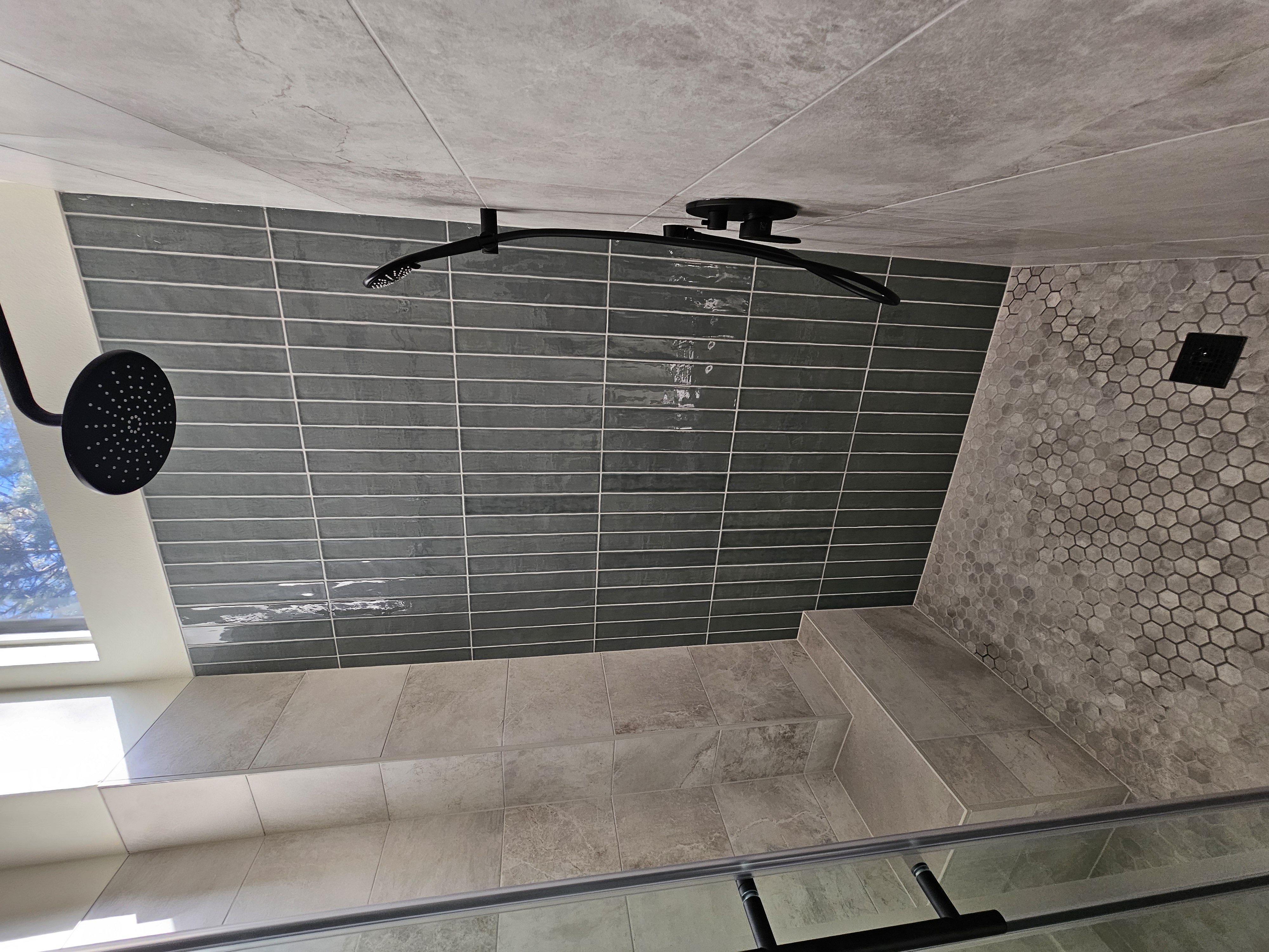 Detailed tile installation by a Denver tile installer